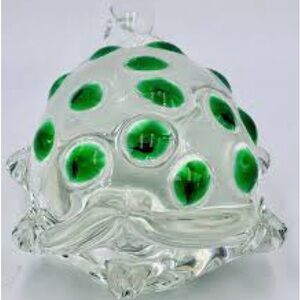 Vintage Murano Style Art  Glass Turtle